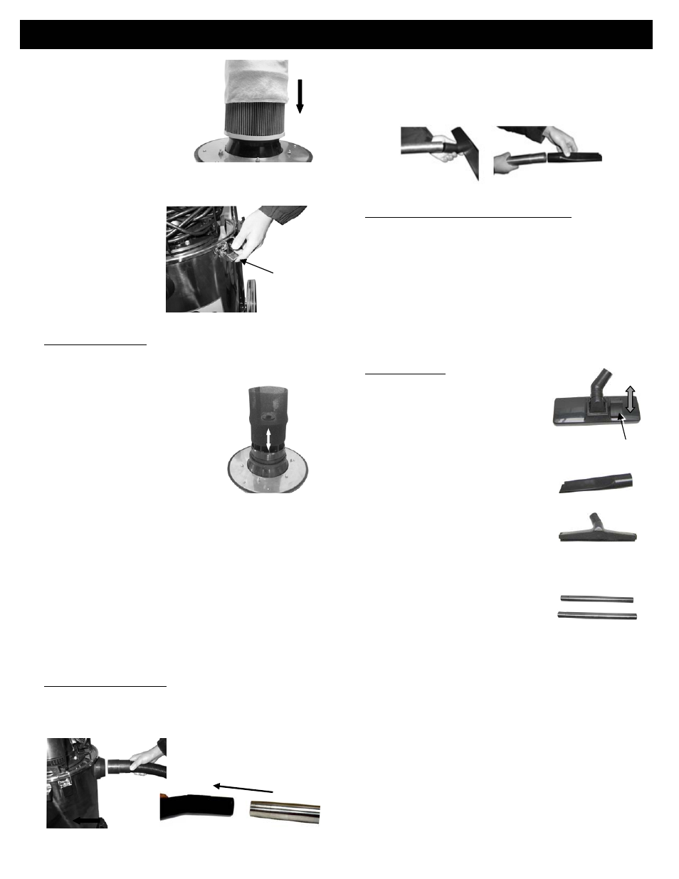 Operating instructions | Fantom Vacuum CW233H User Manual | Page 7 / 11