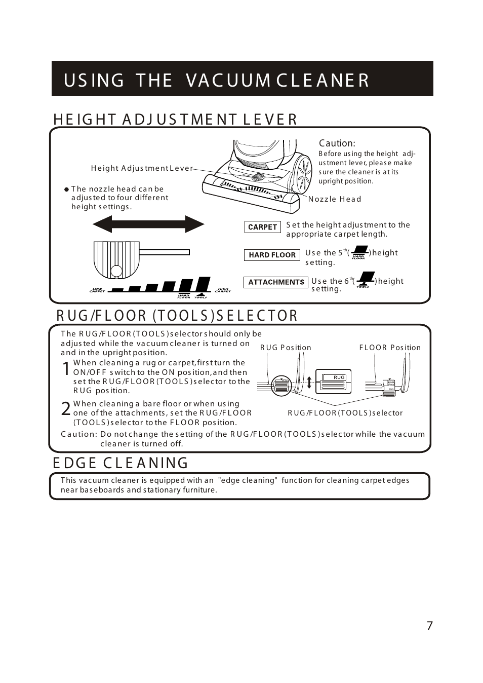 Fantom Vacuum FANTOM FM780 User Manual | Page 8 / 17