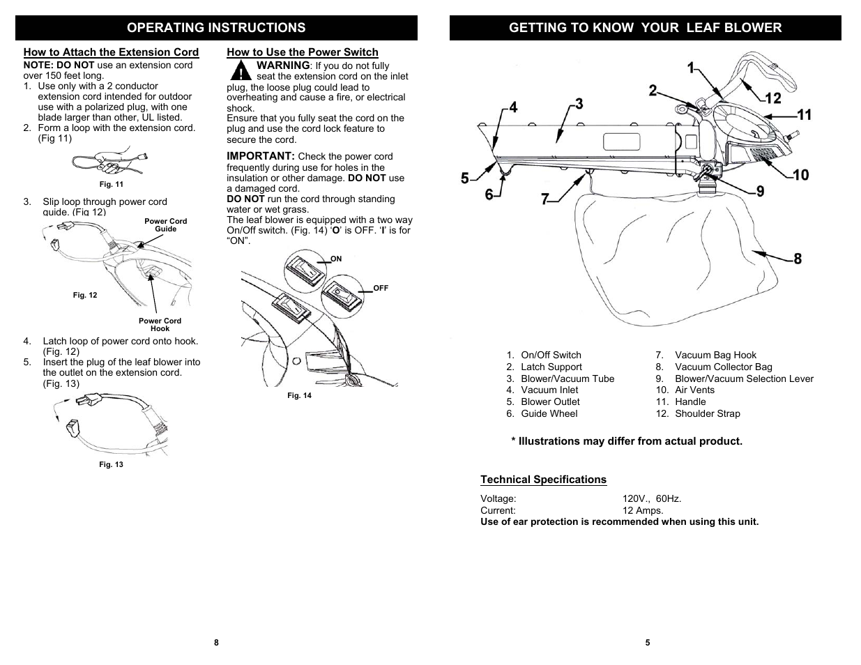 Fantom Vacuum PT205H User Manual | Page 7 / 8