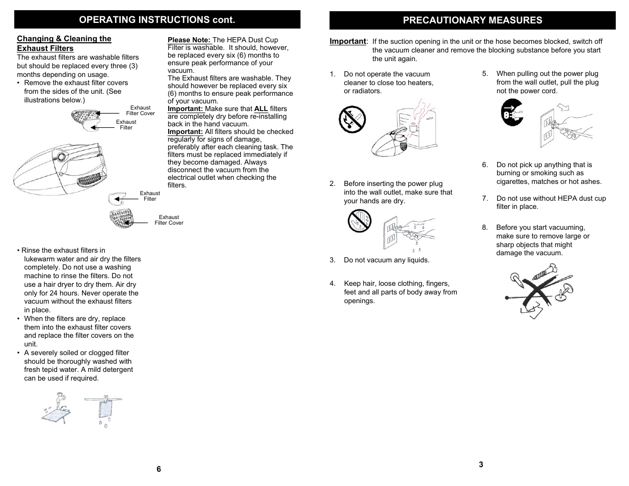 Fantom Vacuum FM405 User Manual | Page 5 / 6