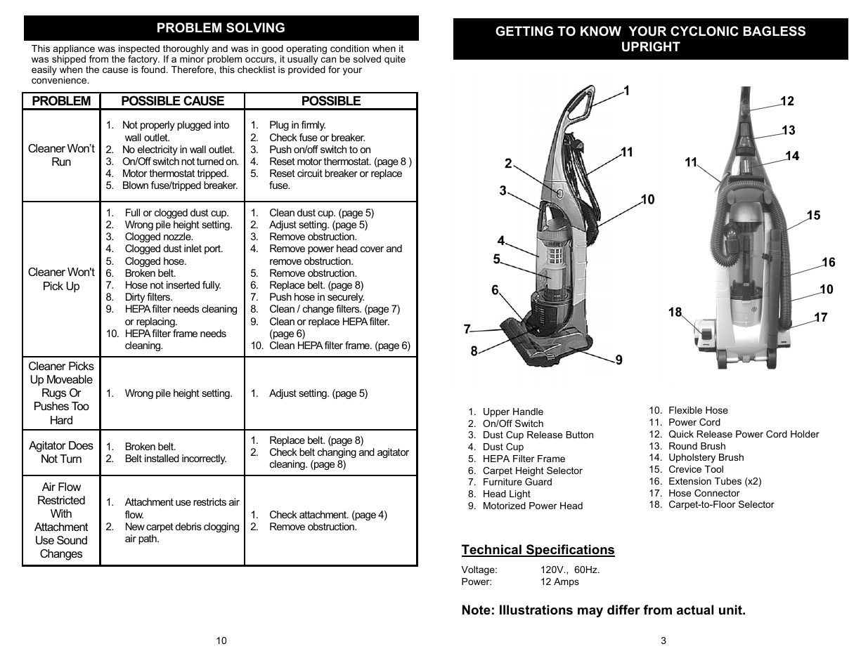 Fantom Vacuum FM718 User Manual | Page 5 / 8
