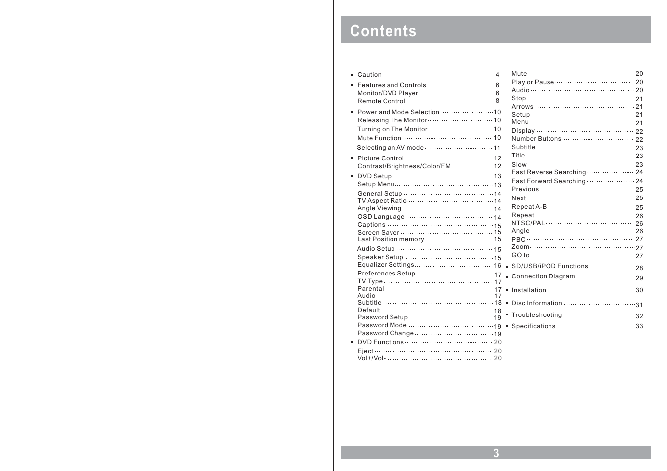 Farenheit Technologies MD-1120CM User Manual | Page 3 / 18