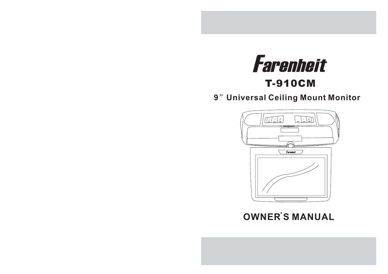 Farenheit Technologies T-910CM User Manual | 6 pages
