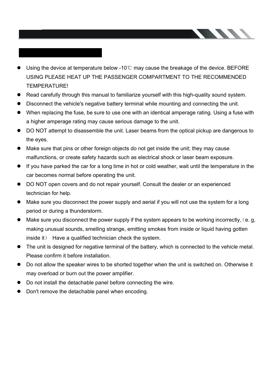 Important safeguards | Farenheit Technologies DVD-22T User Manual | Page 3 / 25