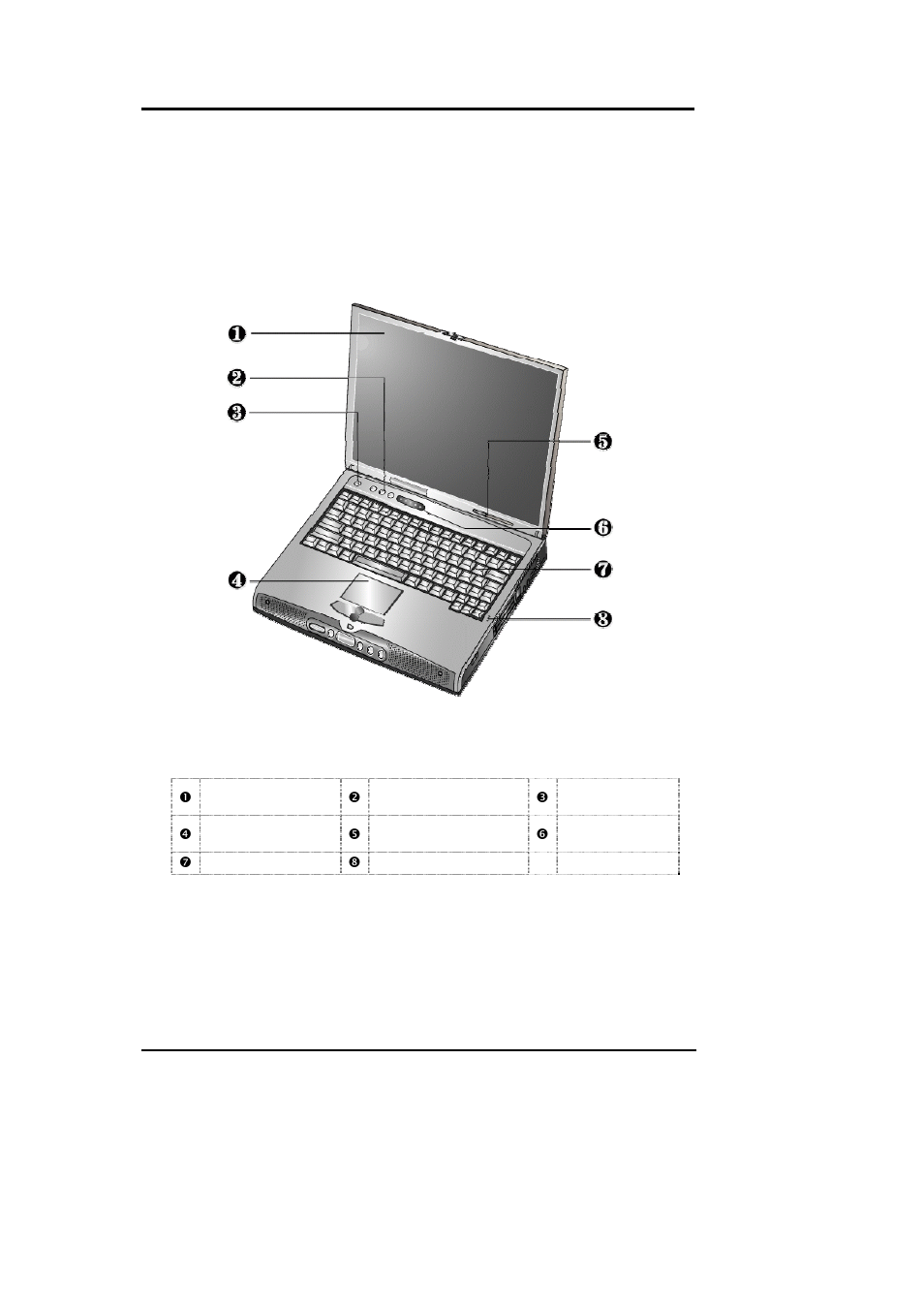 4 quick tour of the notebook, 1 inside the notebook, Color lcd display panel | Outline of the a360 | FIC A360 User Manual | Page 16 / 187