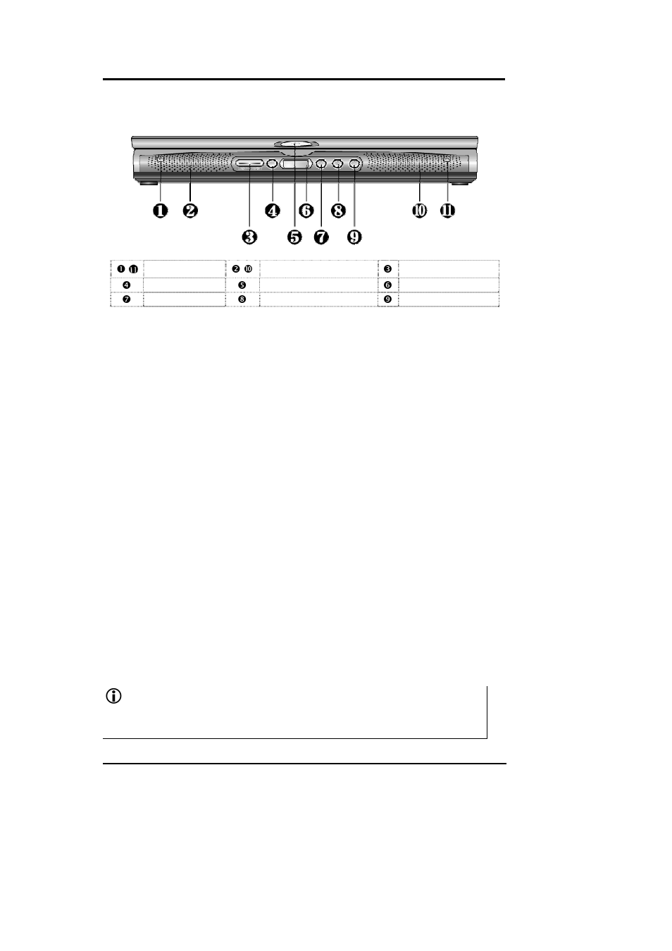 2 front side of the notebook, Woofer, Built-in stereo speakers | Lock on / off switch, Remind button, Cover switch, Outline of the a360 | FIC A360 User Manual | Page 22 / 187