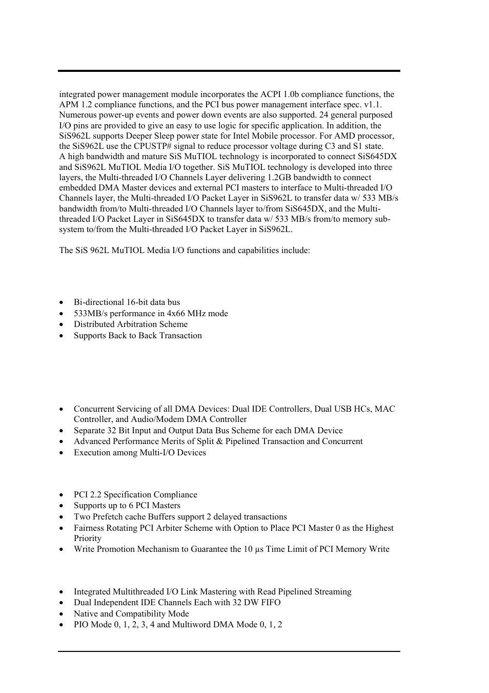 Integrated mutiol connect to pci bridge, Hardware functional overview | FIC M296 User Manual | Page 107 / 175