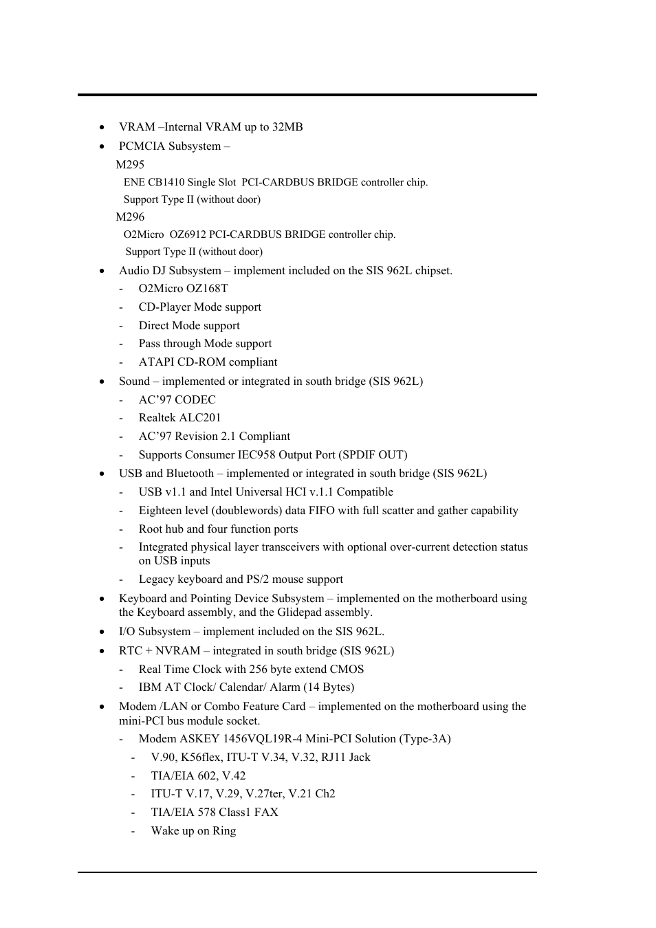 Hardware functional overview | FIC M296 User Manual | Page 97 / 175