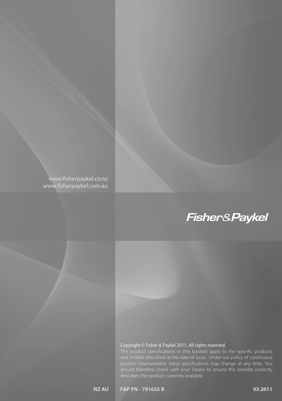 Fisher & Paykel WALL CANOPY HC90PCHTX1 User Manual | Page 16 / 16
