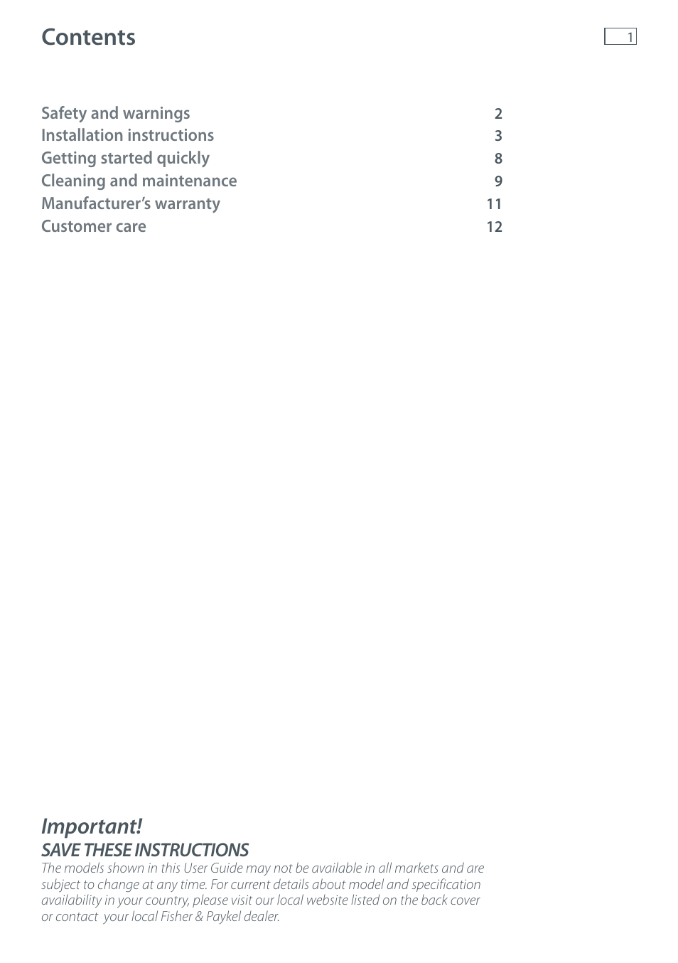 Fisher & Paykel WALL CANOPY HC90PCHTX1 User Manual | Page 3 / 16