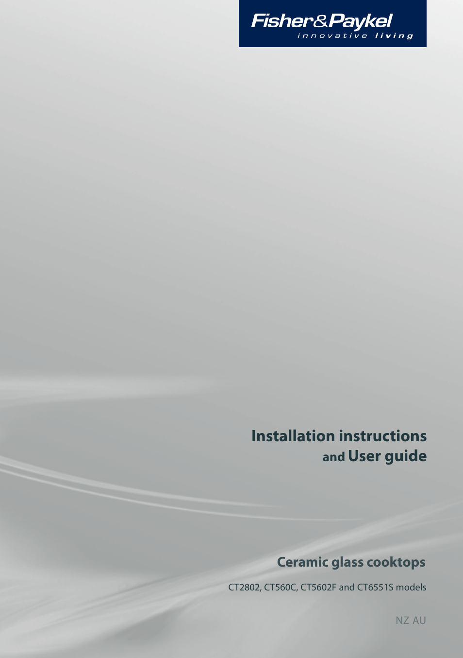 Fisher & Paykel CT6551S User Manual | 20 pages