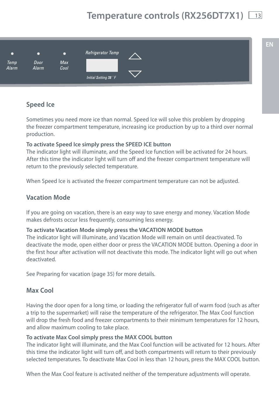 Fisher & Paykel RX256 User Manual | Page 15 / 148