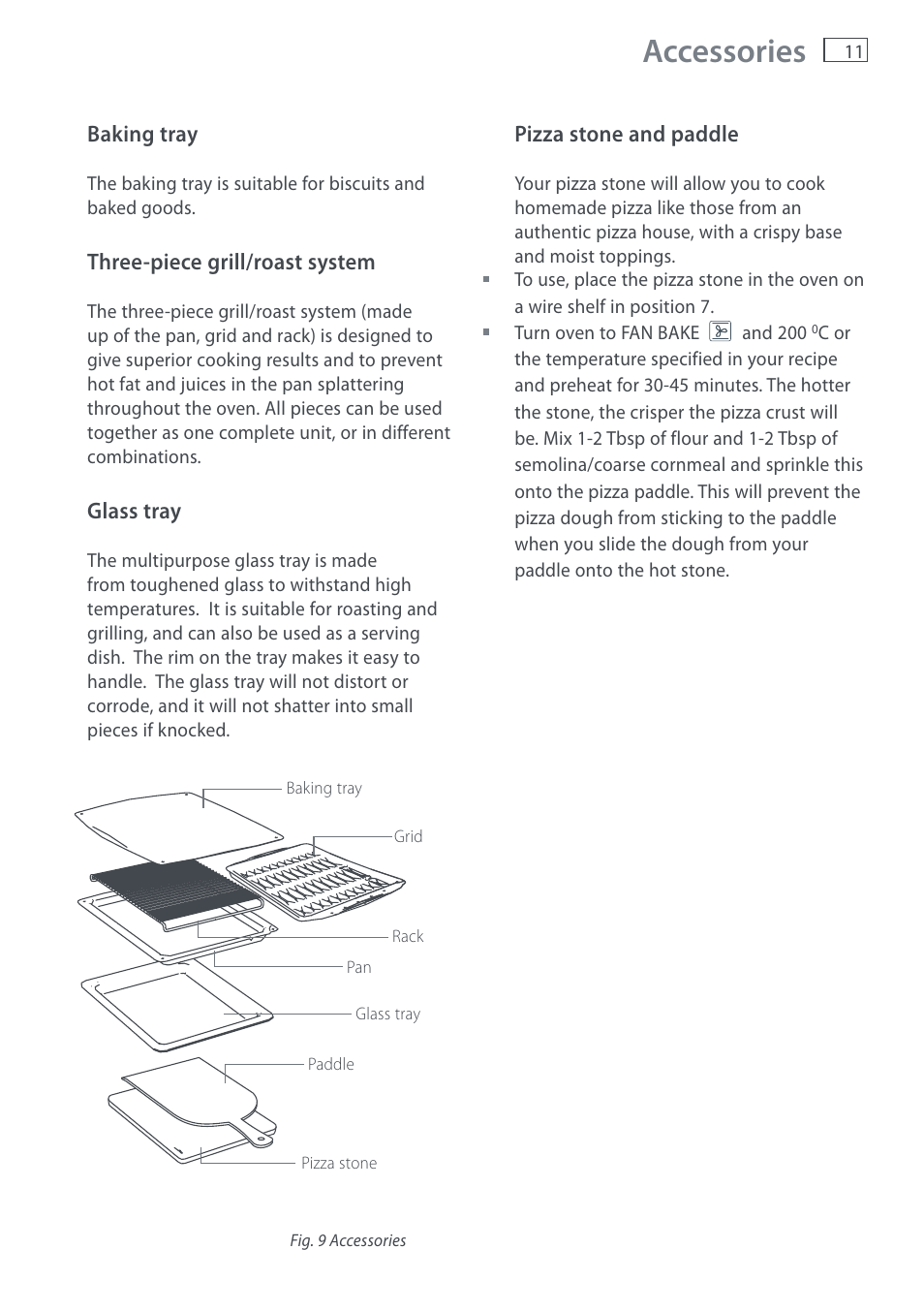 Accessories | Fisher & Paykel DI1203 User Manual | Page 13 / 36
