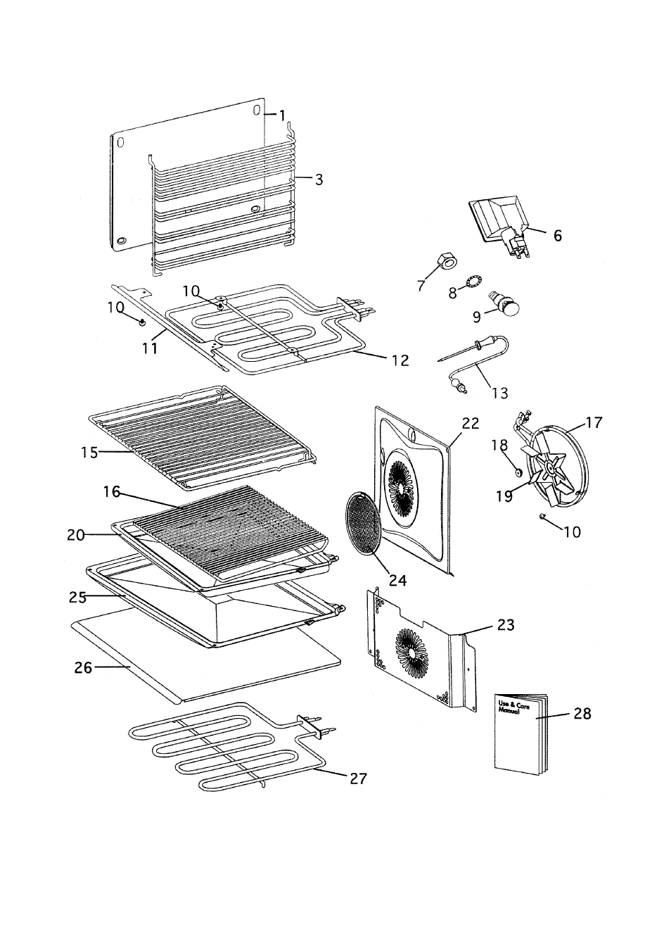 Built in double element & accessories | Fisher & Paykel BI601QASE2 User Manual | Page 12 / 41