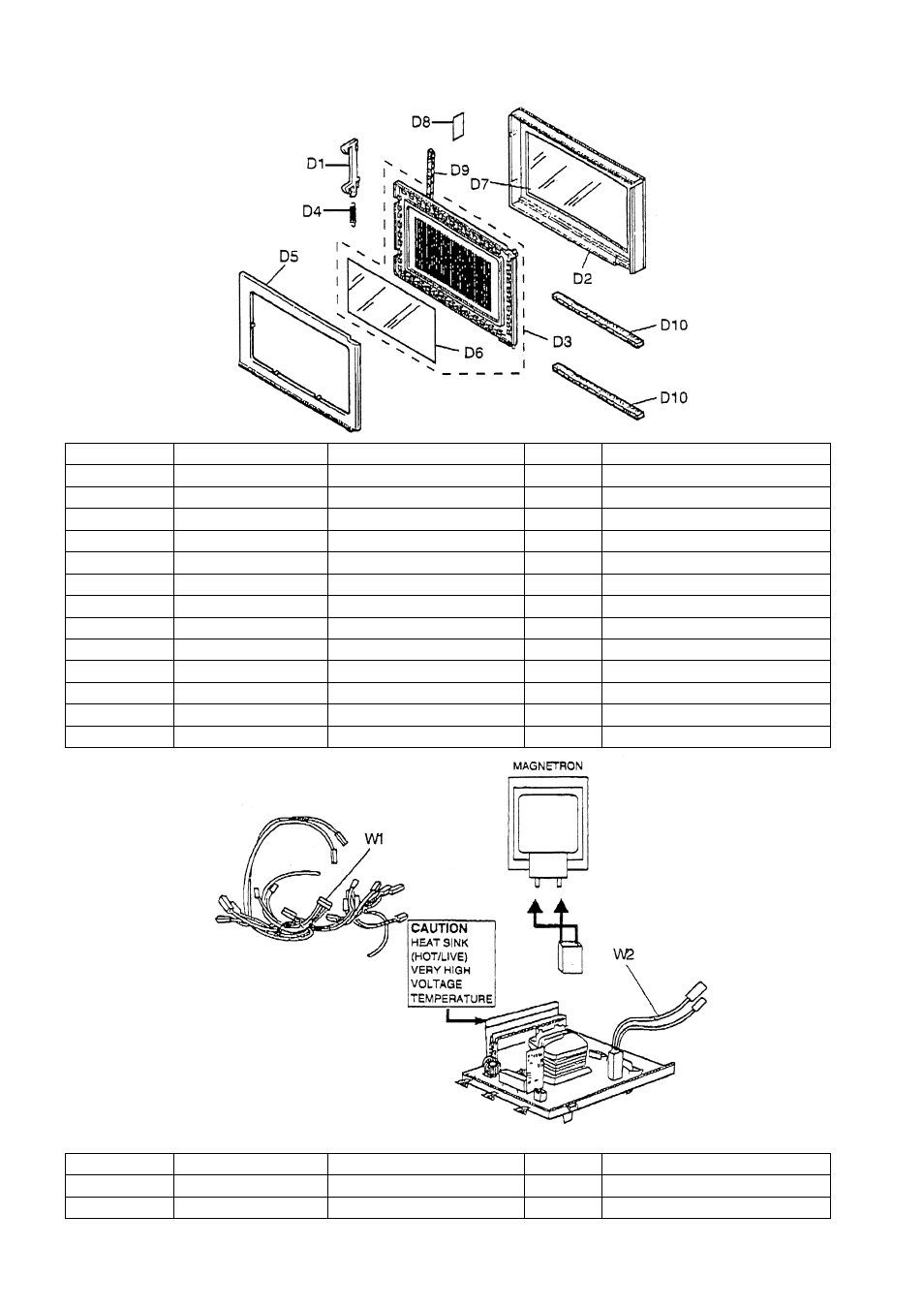 Door assembly, Wiring materials | Fisher & Paykel BI601QASE2 User Manual | Page 39 / 41