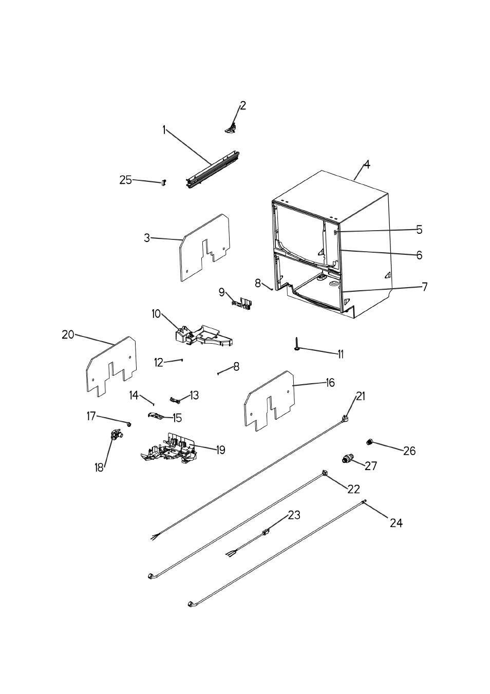 Cabinet | Fisher & Paykel DD603H User Manual | Page 10 / 27