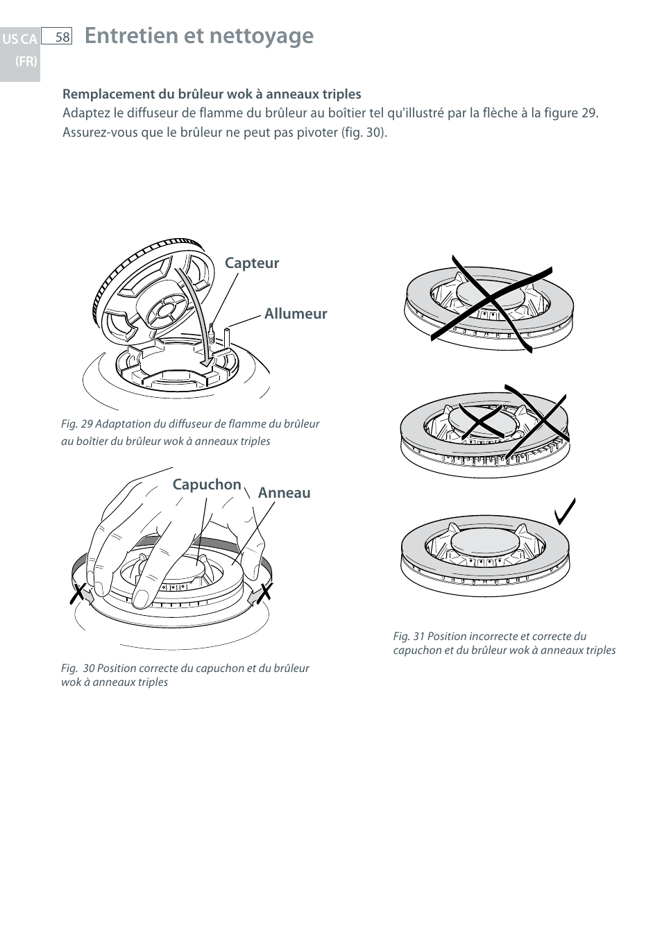 Entretien et nettoyage | Fisher & Paykel CG122 User Manual | Page 60 / 96