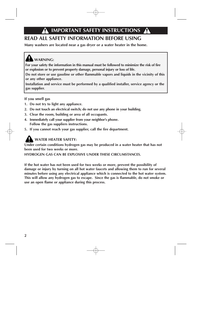 Read all safety information before using, Important safety instructions | Fisher & Paykel Smart Drive GWLO8 User Manual | Page 4 / 40