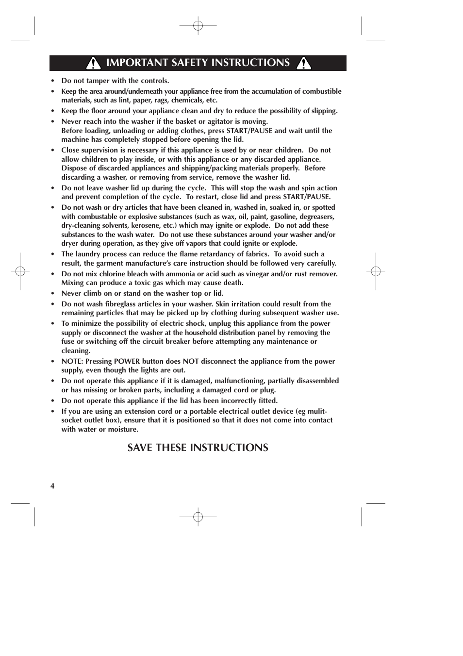 Fisher & Paykel Smart Drive GWLO8 User Manual | Page 6 / 40