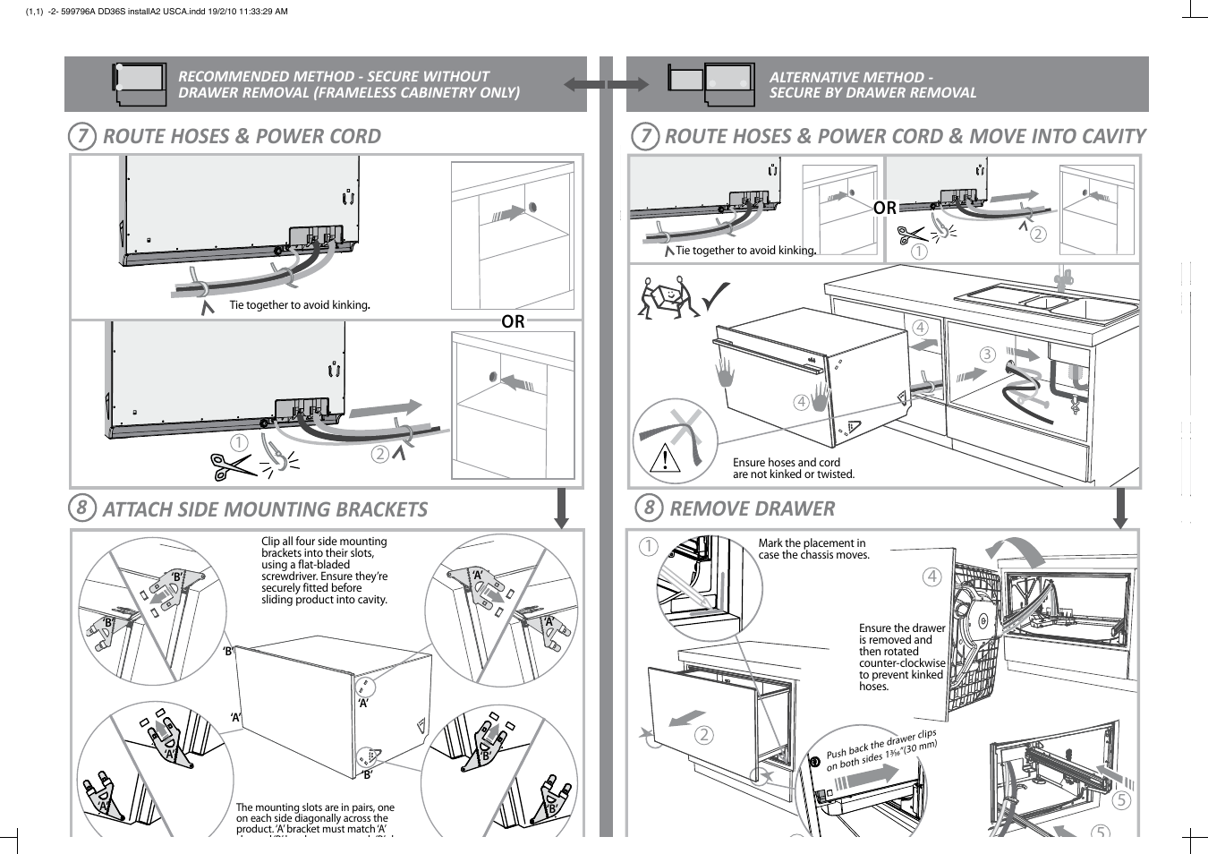 Fisher & Paykel DD36S User Manual | Page 5 / 8