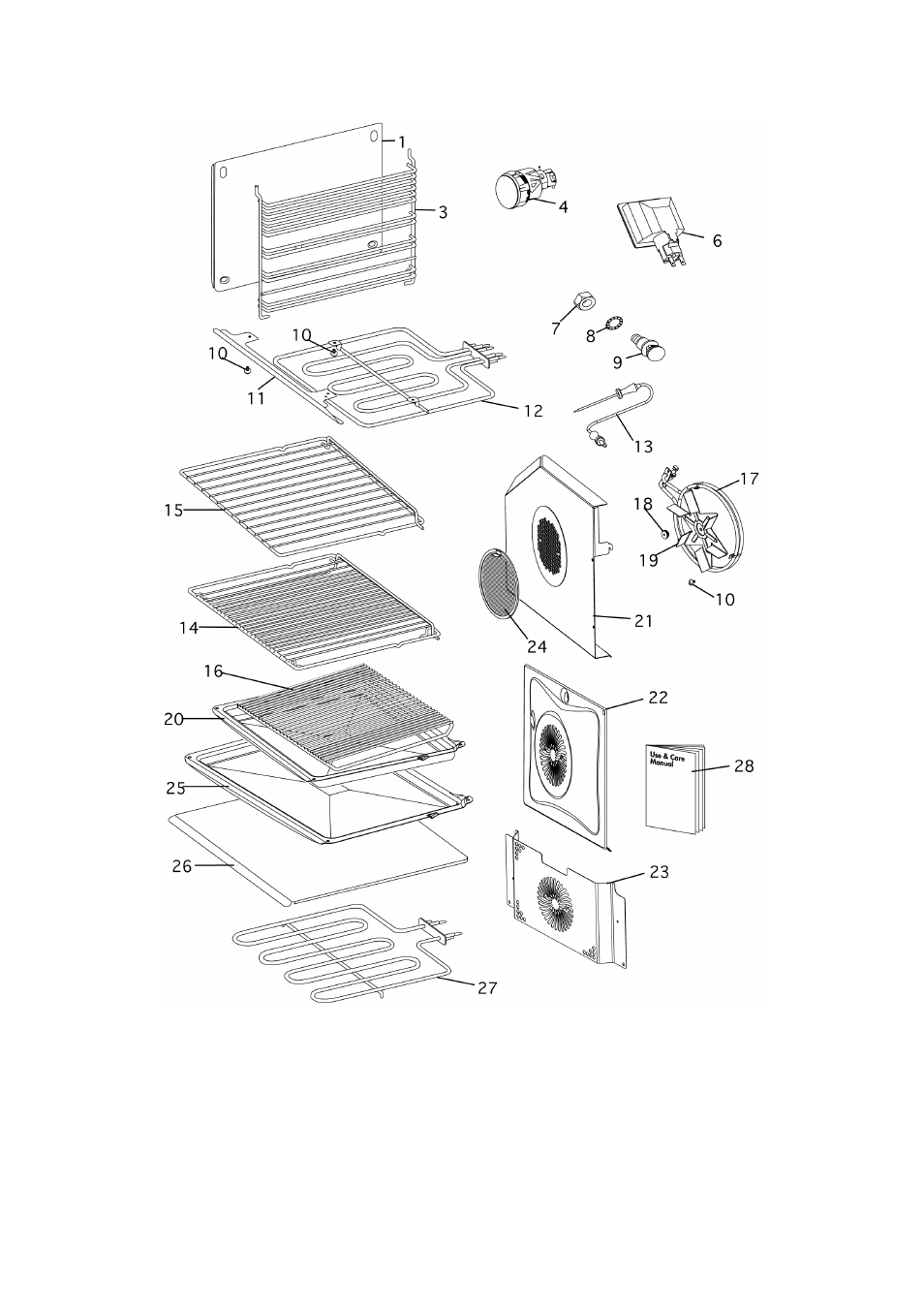 Built in double element & accessories | Fisher & Paykel BI600XC User Manual | Page 12 / 35
