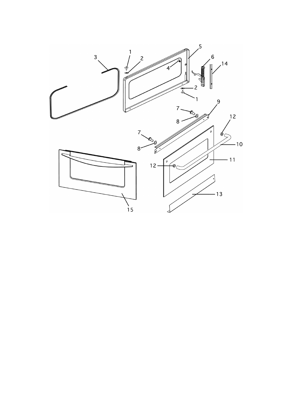 Built in double lower door assembly | Fisher & Paykel BI600XC User Manual | Page 24 / 35