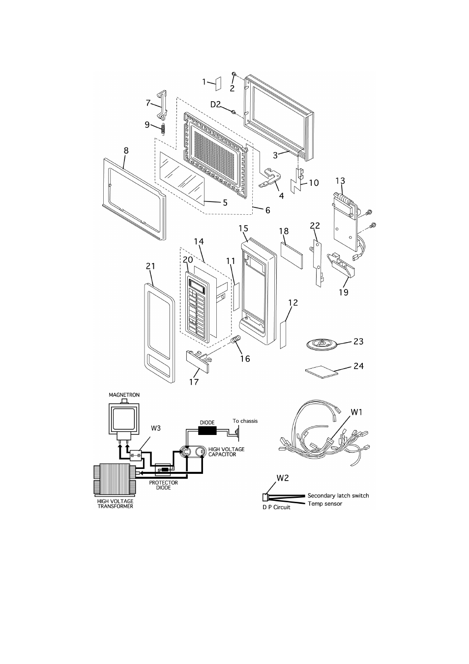 Door assembly - nn-t687sa | Fisher & Paykel BI600XC User Manual | Page 32 / 35