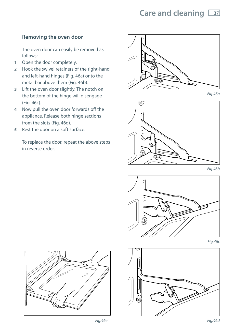 Care and cleaning | Fisher & Paykel OR90 User Manual | Page 39 / 44