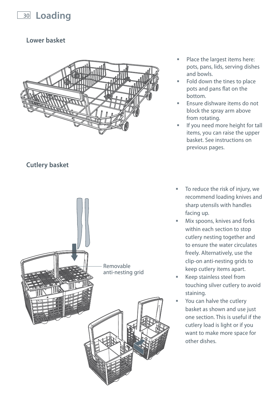 Loading | Fisher & Paykel DW60CE User Manual | Page 32 / 48