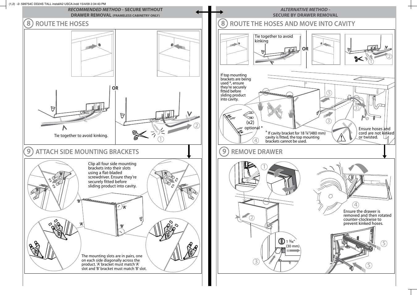 Fisher & Paykel DD24ST User Manual | Page 6 / 9
