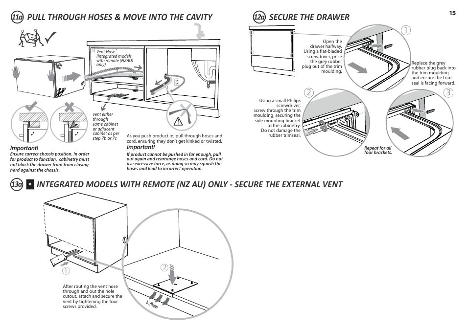 12a 11a | Fisher & Paykel DD90SDF(H)TX2 User Manual | Page 15 / 24