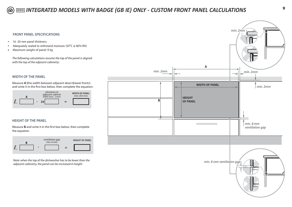 Fisher & Paykel DD90SDF(H)TX2 User Manual | Page 9 / 24