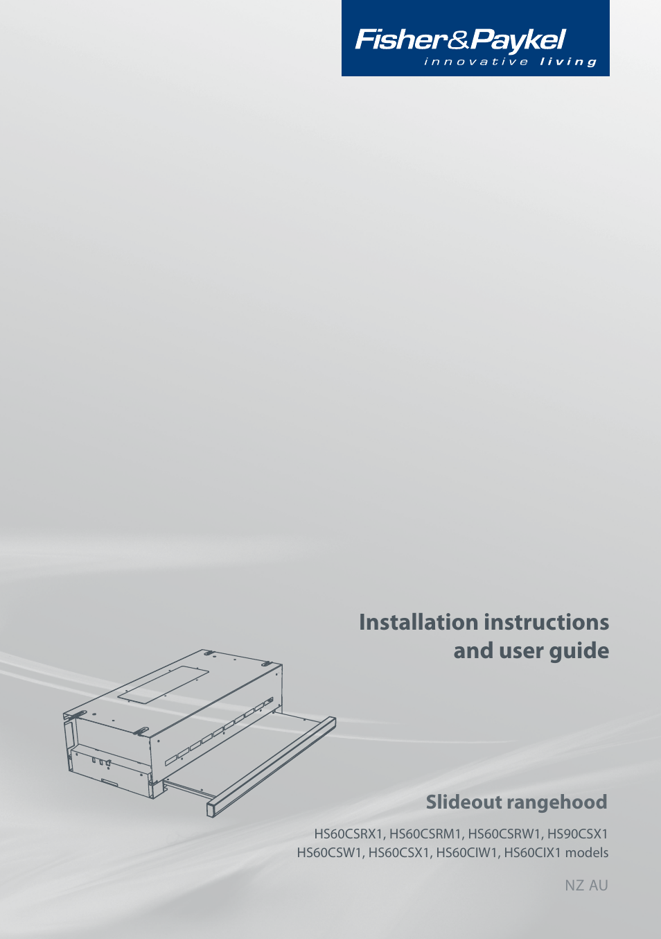 Fisher & Paykel HS60CSRX1 User Manual | 12 pages