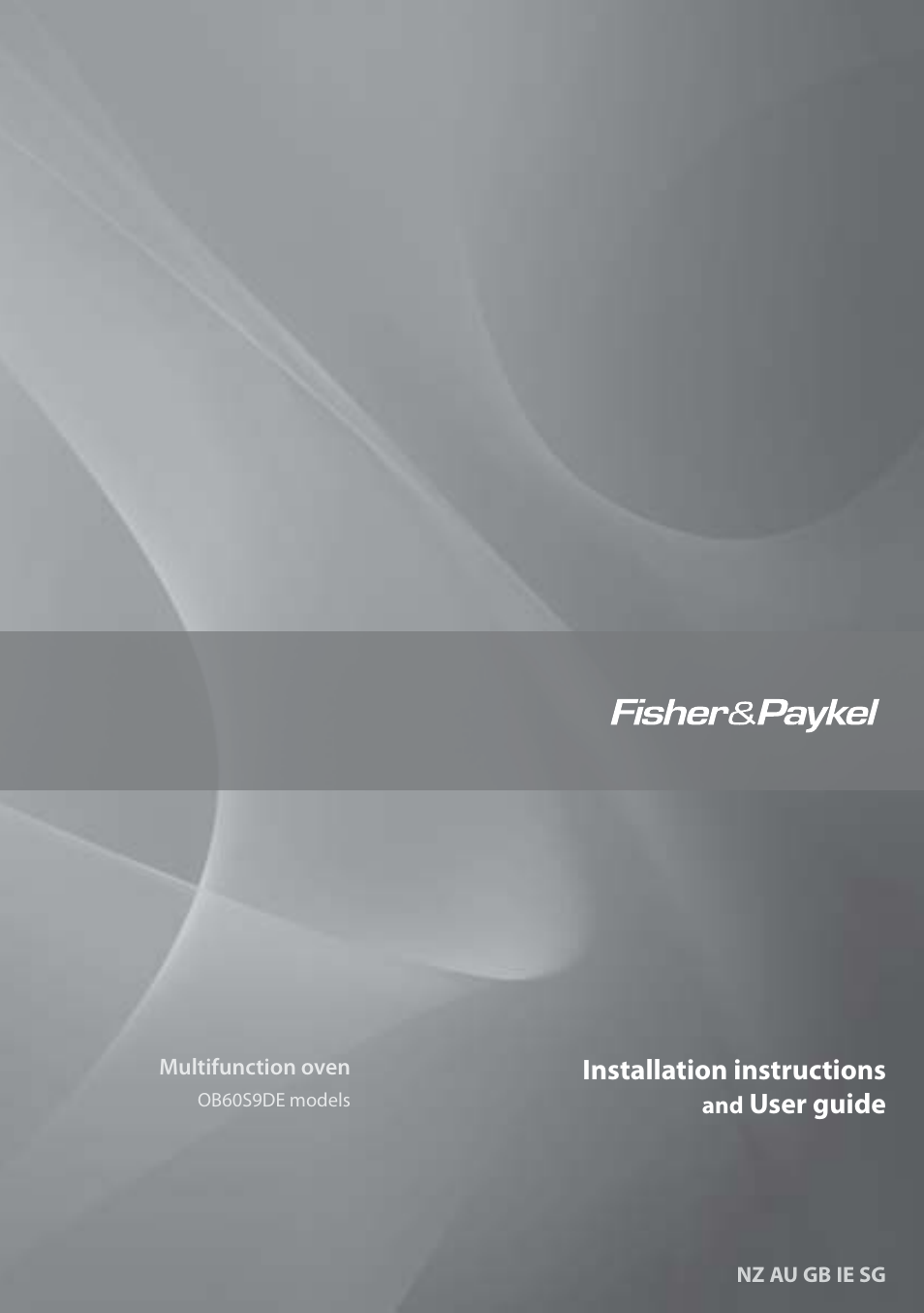 Fisher & Paykel OB60S9DE User Manual | 44 pages