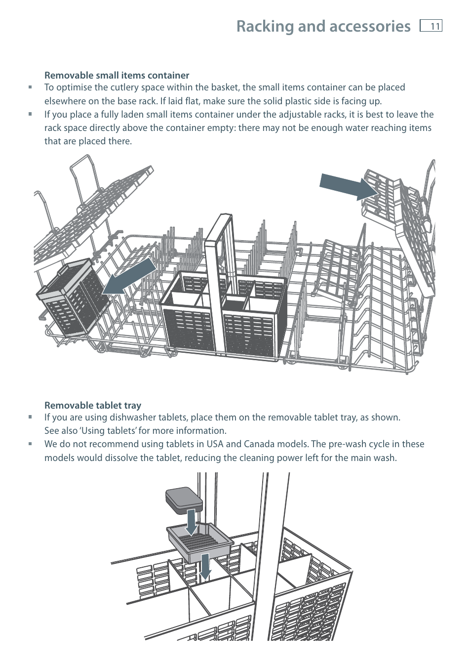 Racking and accessories | Fisher & Paykel DD36 User Manual | Page 13 / 40
