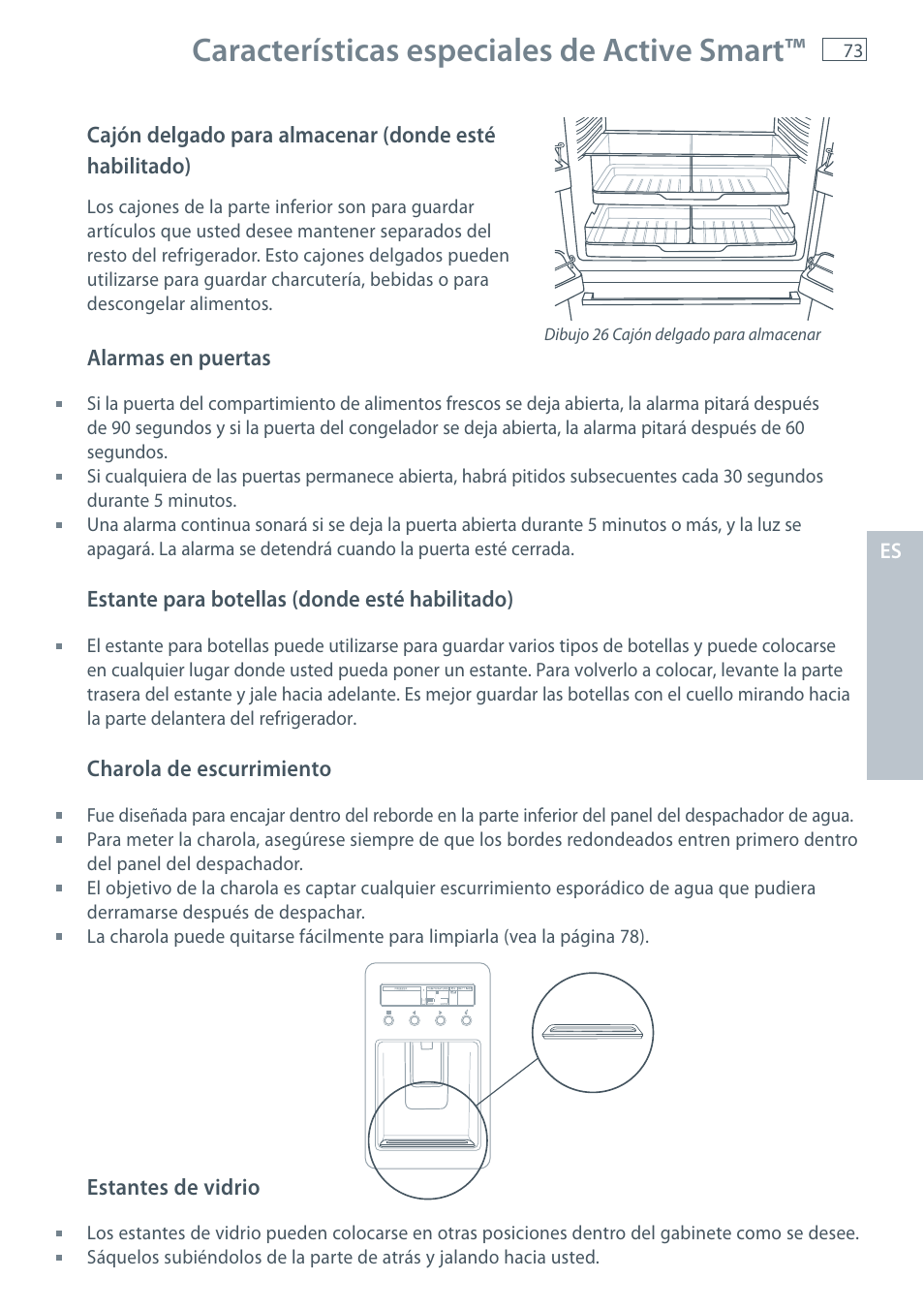 Características especiales de active smart | Fisher & Paykel E522B User Manual | Page 75 / 144