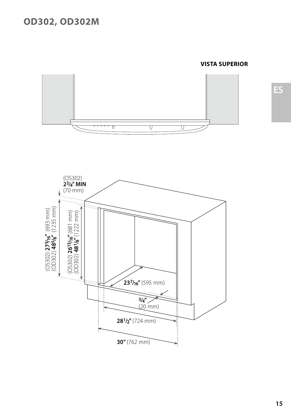 Fisher & Paykel OD302 User Manual | Page 15 / 32