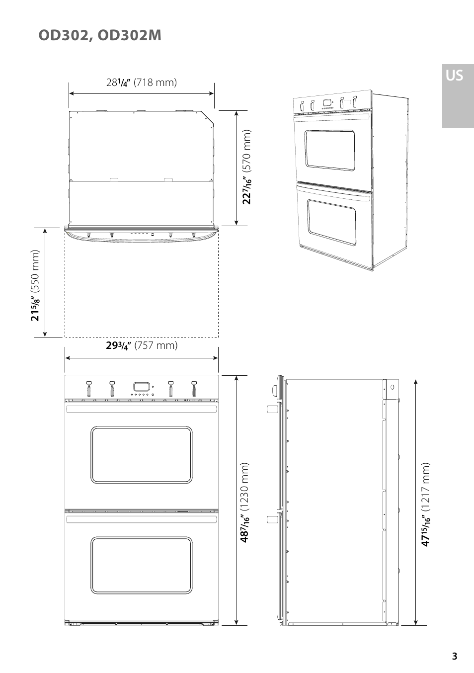 Fisher & Paykel OD302 User Manual | Page 3 / 32