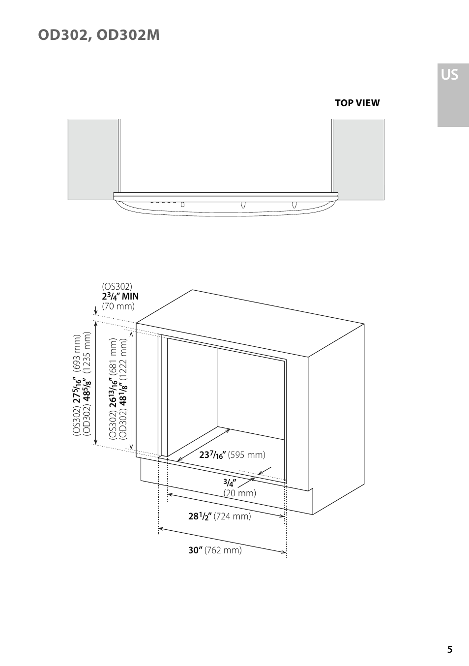 Fisher & Paykel OD302 User Manual | Page 5 / 32