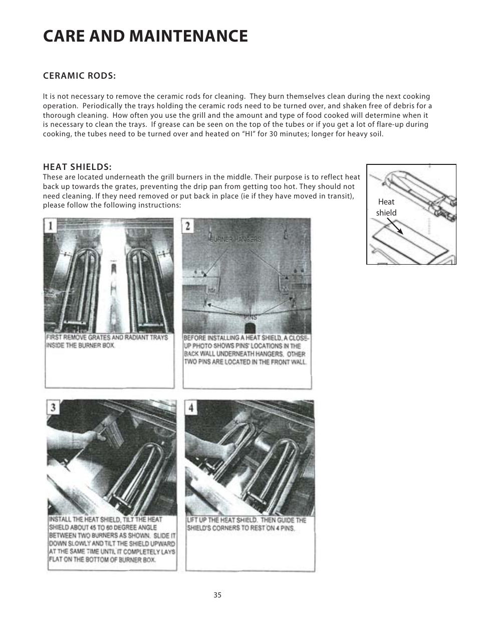 Care and maintenance | Fisher & Paykel BGB48 User Manual | Page 37 / 48
