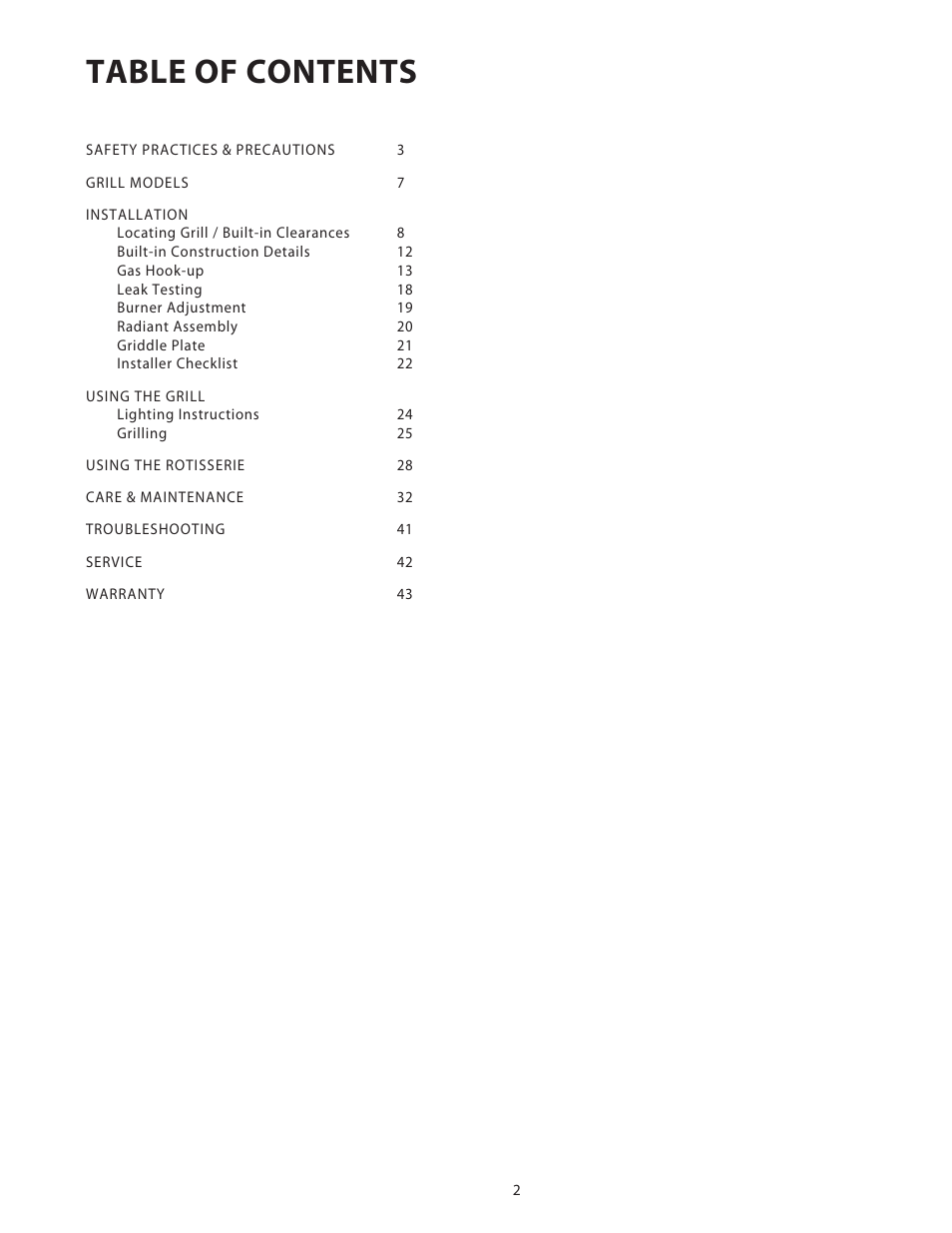 Fisher & Paykel BGB48 User Manual | Page 4 / 48