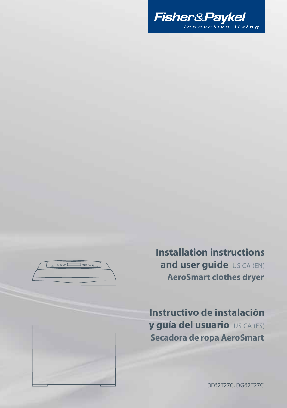 Fisher & Paykel AeroSmart DG62T27C User Manual | 124 pages