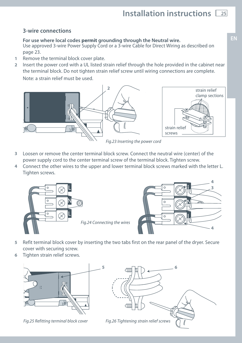 Installation instructions | Fisher & Paykel AeroSmart DG62T27C User Manual | Page 27 / 124