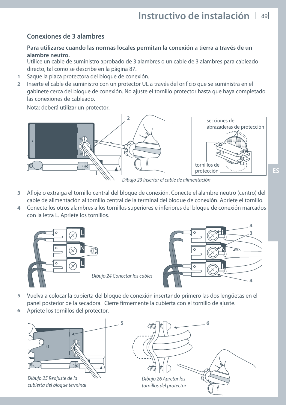 Instructivo de instalación | Fisher & Paykel AeroSmart DG62T27C User Manual | Page 91 / 124