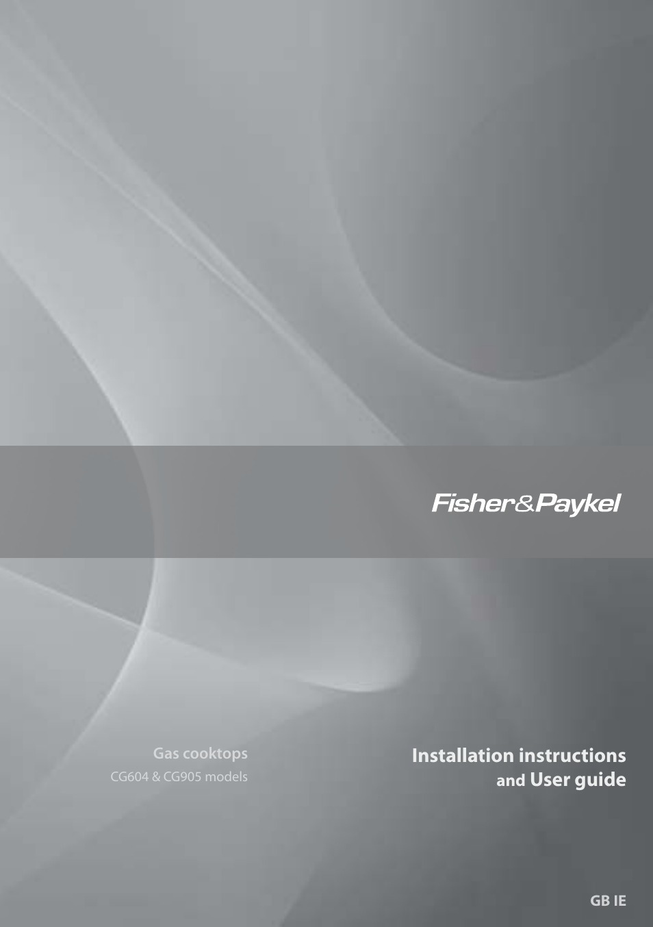 Fisher & Paykel CG905 User Manual | 36 pages