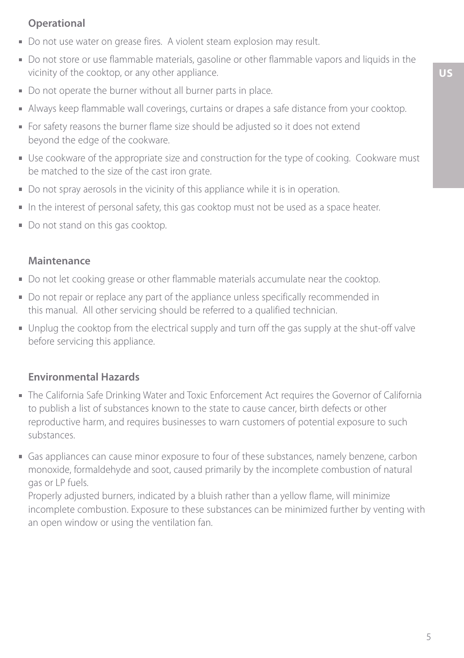 Fisher & Paykel GC912M User Manual | Page 7 / 52