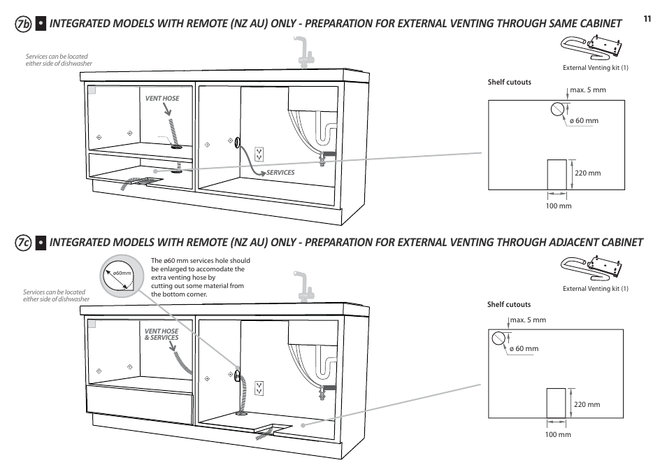 7b 7c | Fisher & Paykel DD60S 7 User Manual | Page 11 / 23