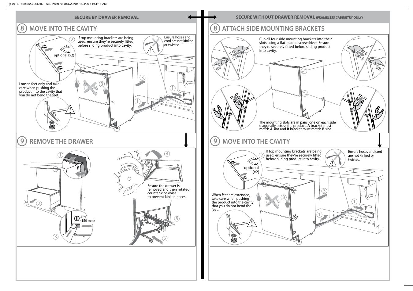 Fisher & Paykel DD24DT User Manual | Page 6 / 9