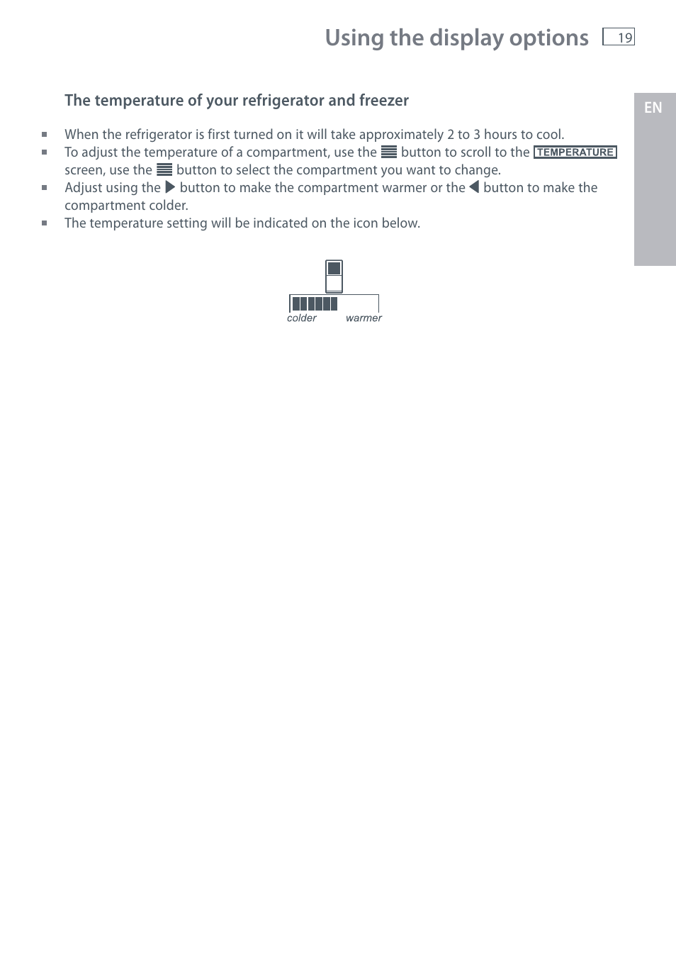 Using the display options | Fisher & Paykel E442B User Manual | Page 21 / 384