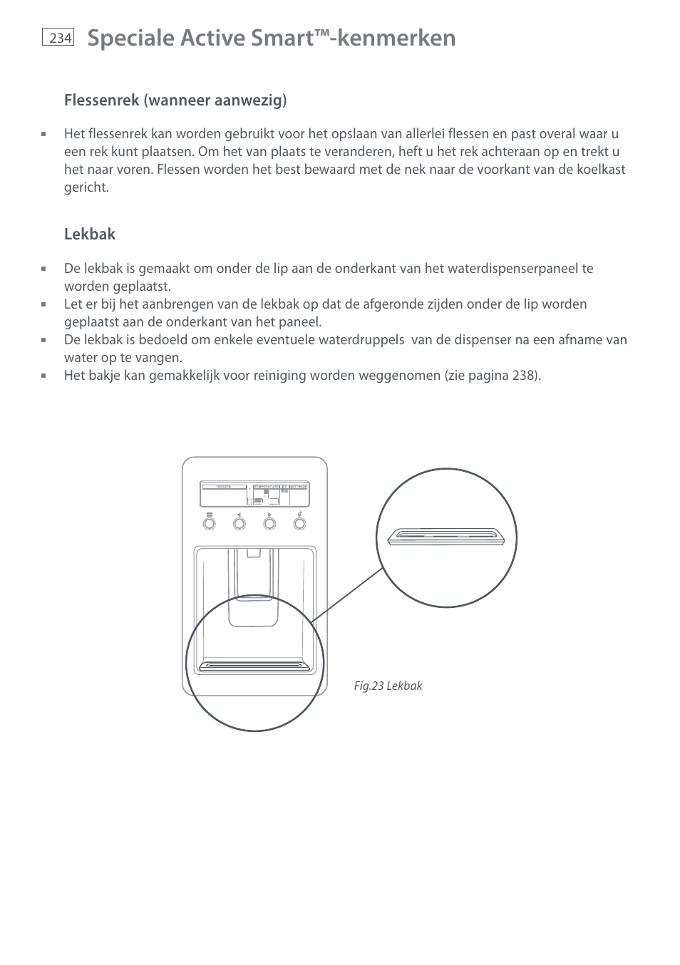 Speciale active smart™-kenmerken | Fisher & Paykel E442B User Manual | Page 236 / 384